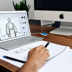 Product Design Professional at Work**

"A confident product designer, fully clothed in a professional, stylish outfit appropriate for a modern Milanese office, is sketching ideas in a notebook. Bright, open workspace with design mockups and computer screens in the background. Perfect anatomy, correct proportions, natural pose, well-formed hands, proper finger count. Safe for work, appropriate content, professional, modest, family-friendly, high quality."

**