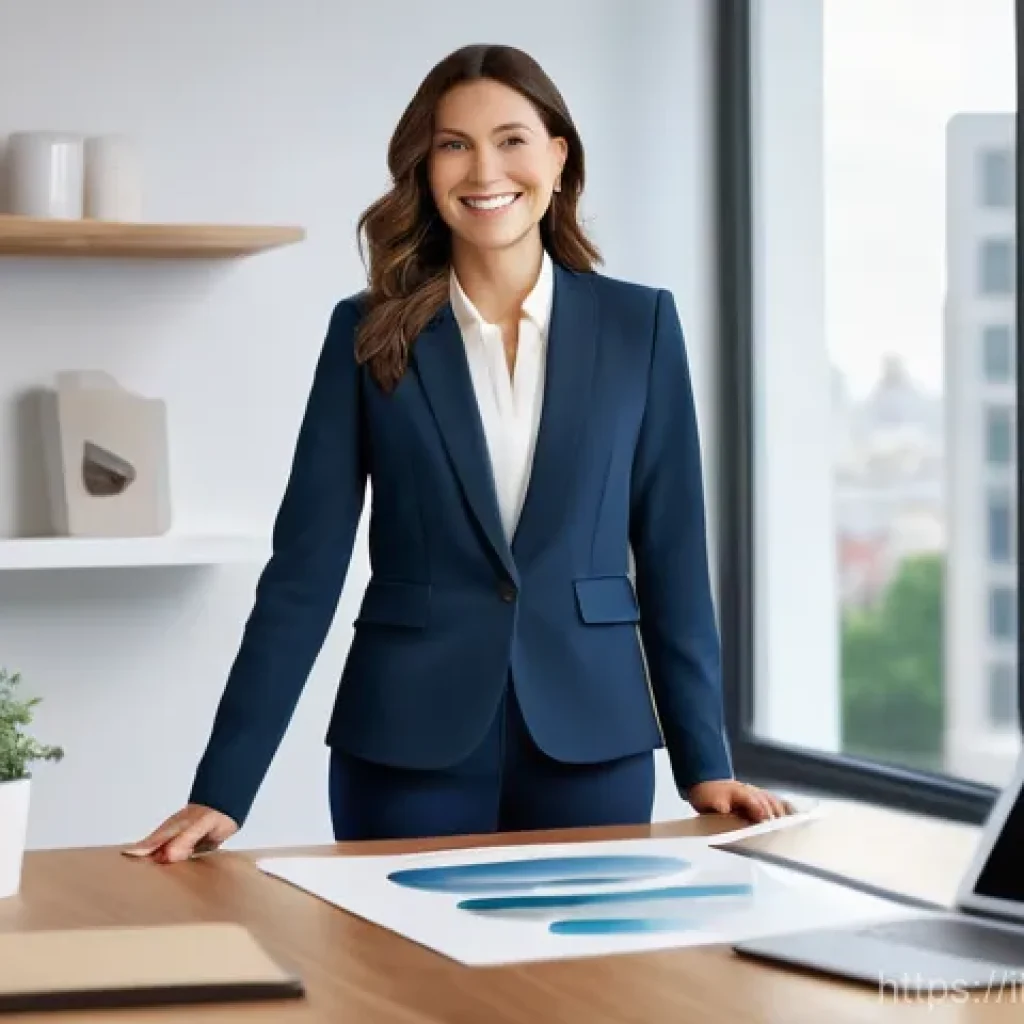 제품디자인 자격증으로 독립 디자이너 되기 - **Prompt:** A highly professional and confident female product designer, approximately 35 years old,...