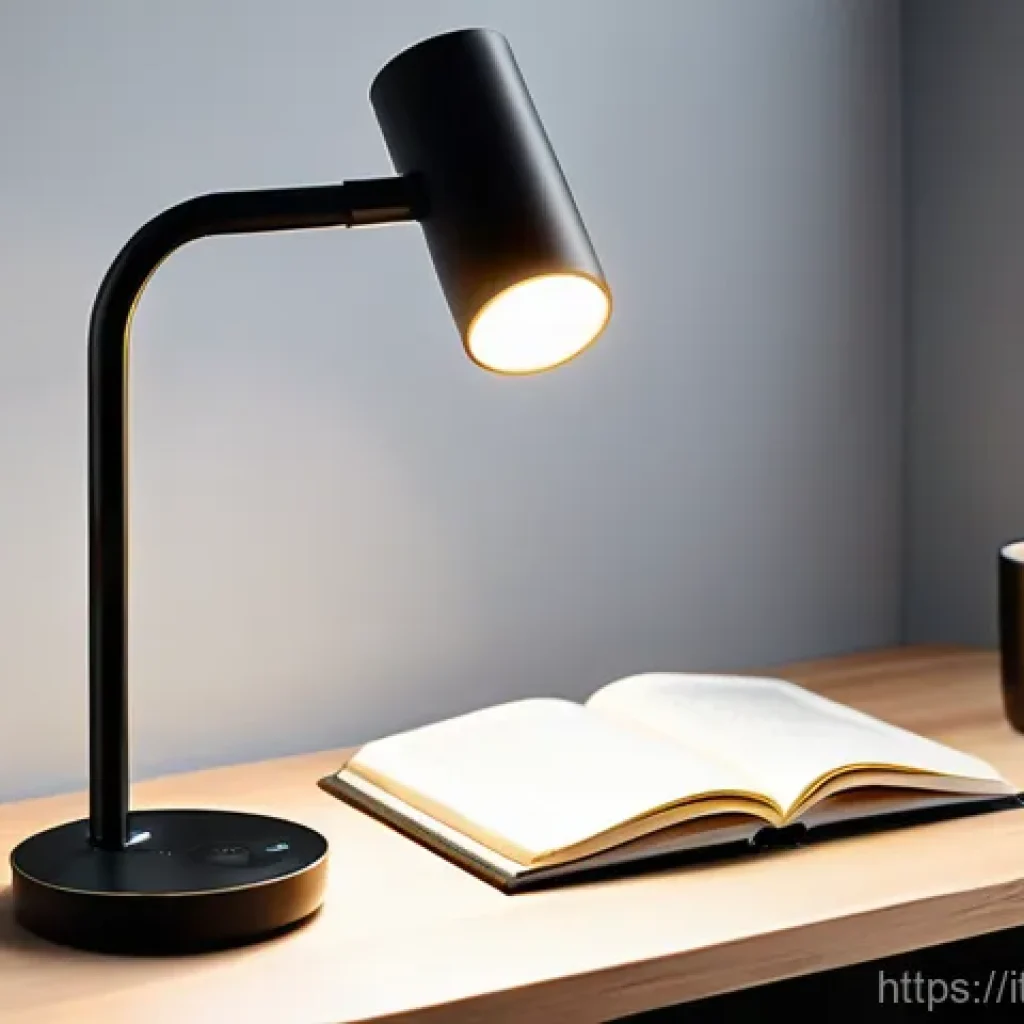 제품디자인 자격증 필기시험 기출문제 분석 - **A Modern Student's Desk Lamp with Smart Features:**
A beautifully designed, sleek, and minimal...