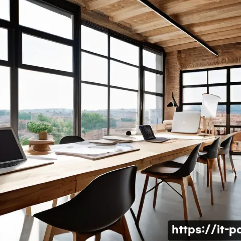 제품디자인 업무 중 어려움 극복 사례 - A modern product design studio in Italy, featuring a diverse team of designers collaborating around ...