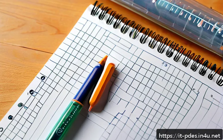 제품디자인 자격증 시험 대비 필수 문구류 - 5 mm leads, gel pens, and a transparent ruler with crisp graduations. Nearby, a spiral notebook with...